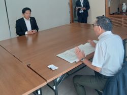 梅林自治会連合会長 西村澄夫氏と面談