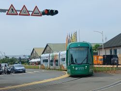 駁二蓬萊駅を視察（高雄市）