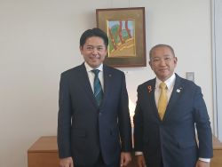 相模原市長 本村賢太郎氏ほかと面談