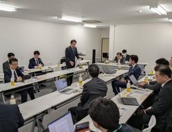 自動運転社会実装推進に係る国要望・陳情に向けた準備会に出席し、「レベル4自動運転の実装に向けた取り組み」について発表（東京）