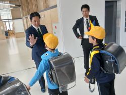 岐阜市立長良小学校を視察