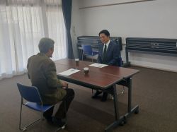 長良自治会連合会長 野島忠海氏と面談