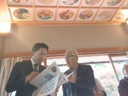 三輪山真長寺もみじまつりを視察（同所）