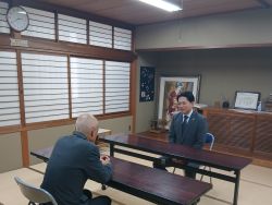 加納東自治会連合会長 川田政美氏と面談