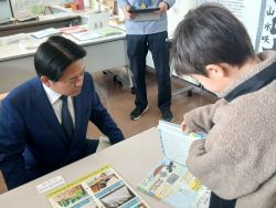 岐阜市立長良西小学校を視察