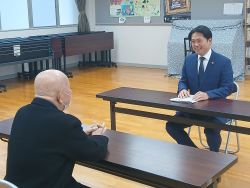 長良西自治会連合会長 可児邦夫氏と面談