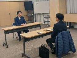 鷺山自治会連合会長 水野吉近氏と面談