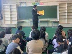 岐阜市立岩小学校を視察