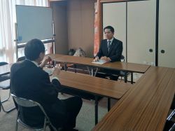 岩自治会連合会長 横山克徳氏と面談