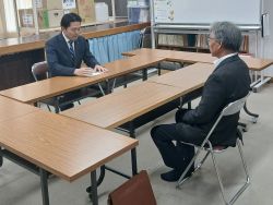 木田自治会連合会長 福井義則氏と面談