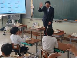 岐阜市立長森北小学校を視察