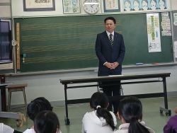 岐阜市立常磐小学校を視察