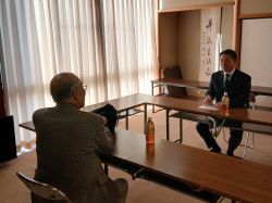 岩野田北自治会連合会長 平木猛氏と面談