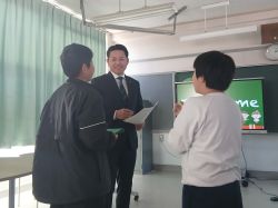 岐阜市立城西小学校を視察