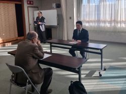 城西自治会連合会長 大澤守氏と面談