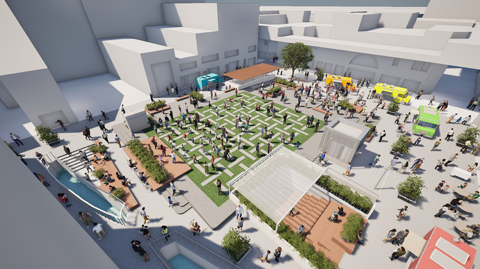 柳ケ瀬広場のイメージ