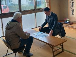 長良東自治会連合会長 石井郁夫氏と面談