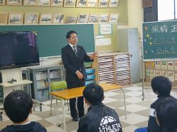 岐阜市立白山小学校を視察