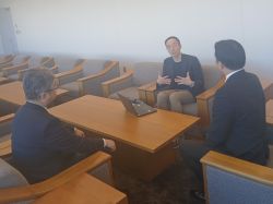 NOBUNAGAキャピタルビレッジ株式会社代表取締役　峠清孝氏及び株式会社十六カード代表取締役社長 吉村文孝氏と面談