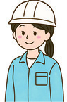 イラスト：女性作業員
