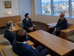 名古屋鉄道株式会社代表取締役会長 安藤隆司氏、代表取締役社長 髙﨑裕樹氏ほかと面談