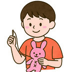 イラスト：裁縫をする男の子