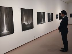 絹に描く 墨・彩・光展を鑑賞（加藤栄三・東一記念美術館）