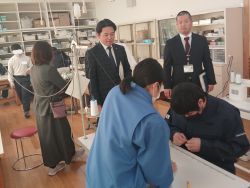 岐阜市立岐阜特別支援学校を視察