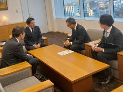 東邦ガス株式会社岐阜地域支配人 村田純一氏ほかと面談