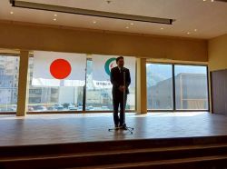 公益社団法人岐阜市シルバー人材センター親睦会新年懇親会に出席し、あいさつ（十八楼）