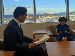 F.C.ENFINI所属の市内小学生がJFA第49回全日本U12サッカー選手権大会岐阜県大会の優勝及び同全国大会ベスト8を報告