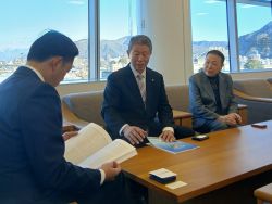 全国都市教育長協議会会長 宮口克志氏と面談