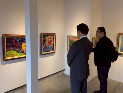 メルヘンとロマンティシズム「野田龍二の世界」を鑑賞(川原町 Gallery Sagan)