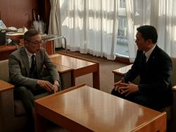 笠松町長 古田聖人氏と面談（笠松町）