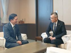 関市長 山下清司氏と面談（関市）
