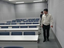 長良川国際会議場施設改修事業を視察
