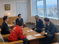 国土交通省中部地方整備局長 森本輝氏ほかと面談