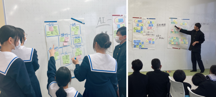 藍川北学園ワークショップの様子