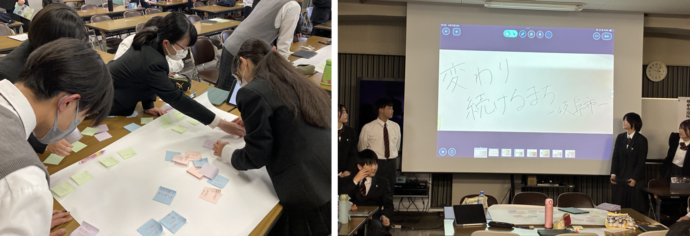 済美高校ワークショップの様子
