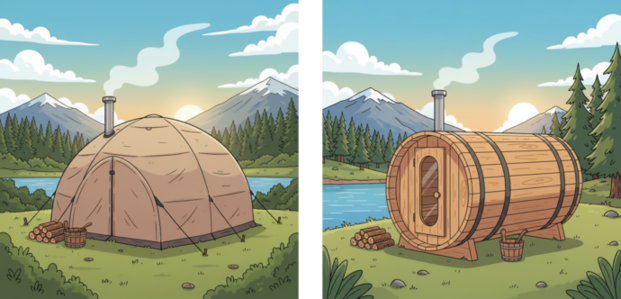 テント型サウナ