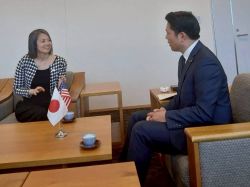 在名古屋米国領事館首席領事 アンナ・ワン氏と面談