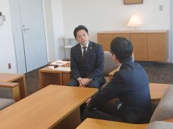 岐阜土木事務所長 林誠氏と面談