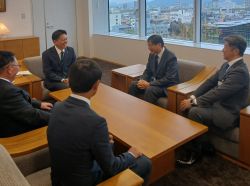 公益社団法人岐阜県都市整備協会専務理事 大野真義氏ほかと面談