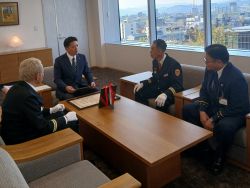 岐阜市北消防団団長 長屋章氏ほかが令和7年度消防団 地域貢献表彰受賞を報告