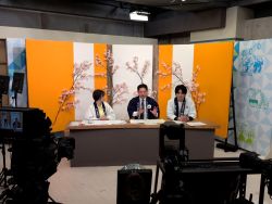 第54回道三まつりテレビ中継に出演（岐阜放送スタジオ）