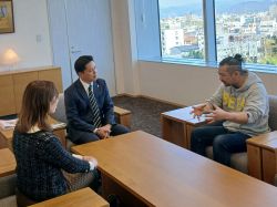 岐阜お城研究会代表 柴田正義氏ほかと面談