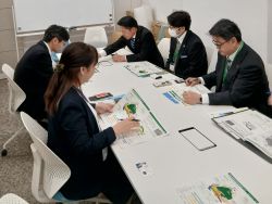 文部科学省文化庁文化資源政策・記念物課長 三輪 善英氏ほかと面談（京都府京都市）