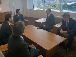 中部地方整備局木曽川上流河川事務所長 貴家尚哉氏が着任のあいさつ