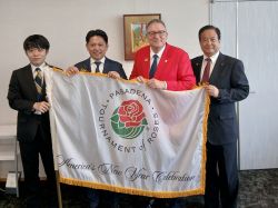 ローズトーナメント協会会長 テリー・マディガン氏ほかと面談