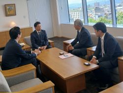 NTT西日本株式会社代表取締役社長 北村亮太氏ほかと面談